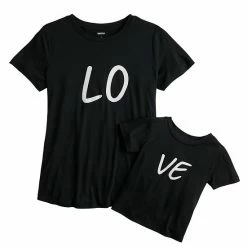 Maternity Sonoma Goods For Life® Mommy & Me Graphic Tee Set Grey Mama Babe -Sonoma Goods For Life shop unnamed file 13890