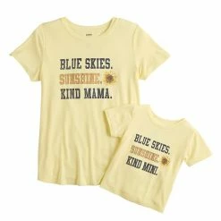 Maternity Sonoma Goods For Life® Mommy & Me Graphic Tee Set Grey Mama Babe -Sonoma Goods For Life shop unnamed file 13892