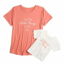 Maternity Sonoma Goods For Life® Mommy & Me Graphic Tee Set Grey Mama Babe -Sonoma Goods For Life shop unnamed file 13893