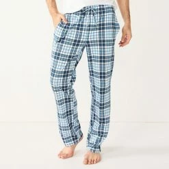 Men's Sonoma Goods For Life® Plaid Knit Pajama Pants Navy Herringbone -Sonoma Goods For Life shop unnamed file 1391