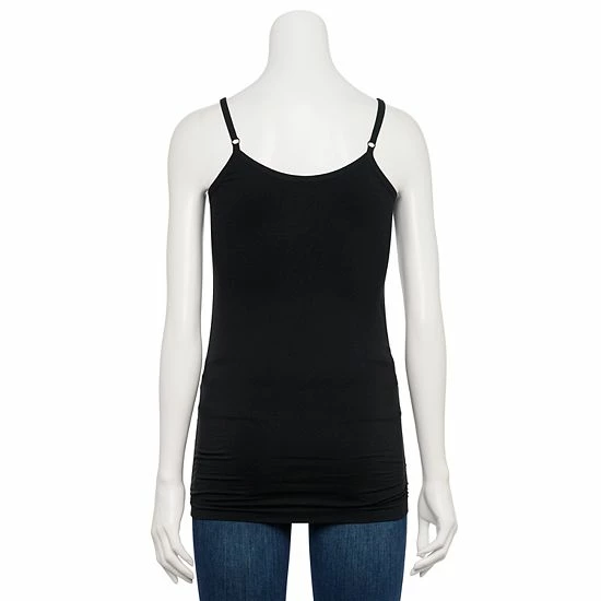 Maternity Sonoma Goods For Life® 2-Pack Seamless Camisole Set White Gray 5 Maternity Sonoma Goods For Life® 2-Pack Seamless Camisole Set White Gray - Image 3