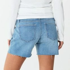 Maternity Sonoma Goods For Life® Over-the-Belly Frayed Hem Shorts Gray Wash 7 Maternity Sonoma Goods For Life® Over-the-Belly Frayed Hem Shorts Gray Wash -Sonoma Goods For Life shop unnamed file 13977