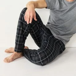 Men's Sonoma Goods For Life® Plaid Knit Pajama Pants Navy Herringbone -Sonoma Goods For Life shop unnamed file 1399