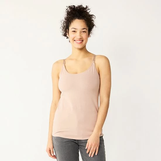 Maternity Sonoma Goods For Life® Nursing Shelf Cami Gray 8 Maternity Sonoma Goods For Life® Nursing Shelf Cami Gray - Image 6