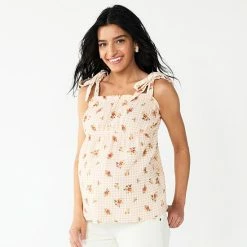 Maternity Sonoma Goods For Life® Tie-Shoulder Babydoll Top Rustic 9 Maternity Sonoma Goods For Life® Tie-Shoulder Babydoll Top Rustic -Sonoma Goods For Life shop unnamed file 14028