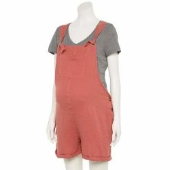 Maternity Sonoma Goods For Life® Double Knotted Shortalls Metal Rock -Sonoma Goods For Life shop unnamed file 14034