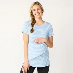 Maternity Sonoma Goods For Life® Asymmetrical Nursing Tee Mauve -Sonoma Goods For Life shop unnamed file 14047