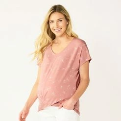 Maternity Sonoma Goods For Life® Wrap-Hem Dolman Top Blue Tie Dye -Sonoma Goods For Life shop unnamed file 14065