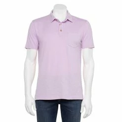 Men's Sonoma Goods For Life® Supersoft Lightweight Polo Pink -Sonoma Goods For Life shop unnamed file 14089