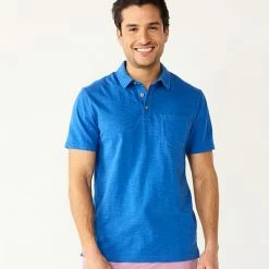 Men's Sonoma Goods For Life® Supersoft Lightweight Polo Pink -Sonoma Goods For Life shop unnamed file 14092