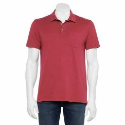 Men's Sonoma Goods For Life® Supersoft Lightweight Polo Pink -Sonoma Goods For Life shop unnamed file 14100