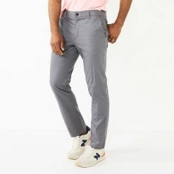 Men's Sonoma Goods For Life® Regular-Fit Flexwear Outdoor Pants Black Luxe