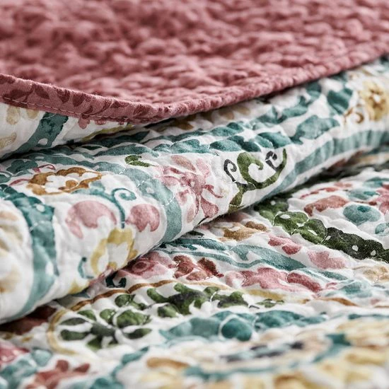 Sonoma Goods For Life® Heritage Reversible Cotton Quilt Or Sham Shadow Floral 5 Sonoma Goods For Life® Heritage Reversible Cotton Quilt Or Sham Shadow Floral - Image 3