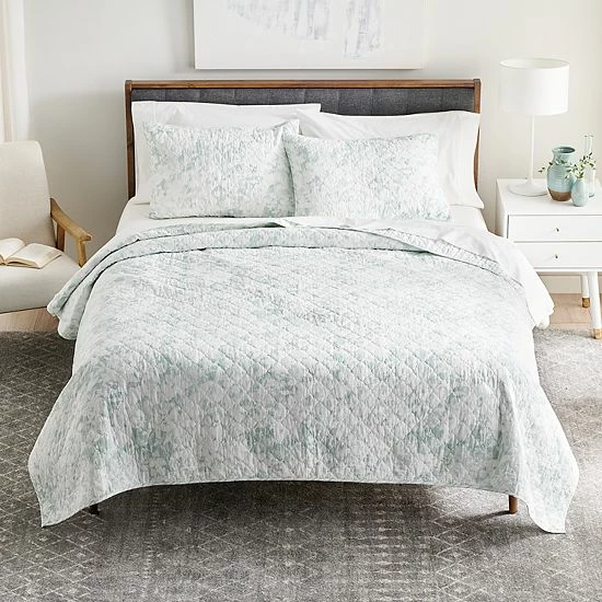 Sonoma Goods For Life® Heritage Reversible Cotton Quilt Or Sham Shadow Floral 9 Sonoma Goods For Life® Heritage Reversible Cotton Quilt Or Sham Shadow Floral - Image 7