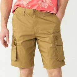 Men's Sonoma Goods For Life® 10-Inch Outdoor Flexwear Cargo Shorts Dark Khaki -Sonoma Goods For Life shop unnamed file 14157