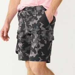 Men's Sonoma Goods For Life® 10-Inch Outdoor Flexwear Cargo Shorts Dark Khaki -Sonoma Goods For Life shop unnamed file 14160