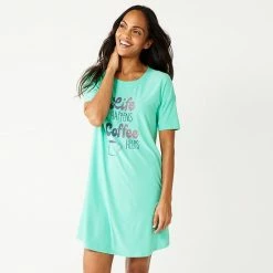 Women's Sonoma Goods For Life® Graphic Short Sleeve Sleepshirt Turq Coffee 17 Women's Sonoma Goods For Life® Graphic Short Sleeve Sleepshirt Turq Coffee -Sonoma Goods For Life shop unnamed file 14168