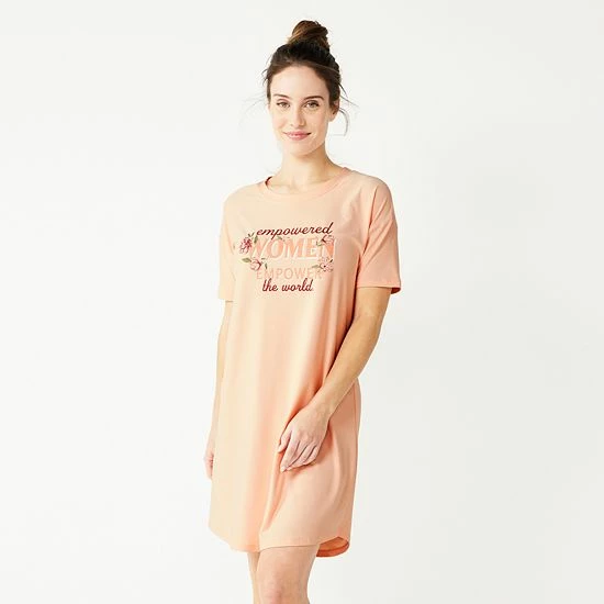 Women's Sonoma Goods For Life® Graphic Short Sleeve Sleepshirt Turq Coffee 11 Women's Sonoma Goods For Life® Graphic Short Sleeve Sleepshirt Turq Coffee - Image 9