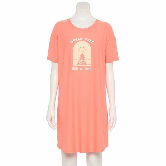 Women's Sonoma Goods For Life® Graphic Short Sleeve Sleepshirt Turq Coffee 12 Women's Sonoma Goods For Life® Graphic Short Sleeve Sleepshirt Turq Coffee - Image 10