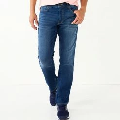 Men's Sonoma Goods For Life® Knit Straight Fit Jeans Dark Blue Wash 12 Men's Sonoma Goods For Life® Knit Straight Fit Jeans Dark Blue Wash -Sonoma Goods For Life shop unnamed file 14209