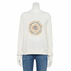 Women's Sonoma Goods For Life® Everyday Crewneck Sweatshirt Gold Ditsy -Sonoma Goods For Life shop unnamed file 14218
