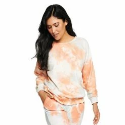 Women's Sonoma Goods For Life® Everyday Crewneck Sweatshirt Gold Ditsy -Sonoma Goods For Life shop unnamed file 14219