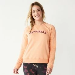 Women's Sonoma Goods For Life® Everyday Crewneck Sweatshirt Gold Ditsy -Sonoma Goods For Life shop unnamed file 14231
