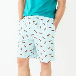 Men's Sonoma Goods For Life® Knit Pajama Shorts Blue Fishing Beach -Sonoma Goods For Life shop unnamed file 14242