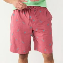 Men's Sonoma Goods For Life® Knit Pajama Shorts Blue Fishing Beach -Sonoma Goods For Life shop unnamed file 14244
