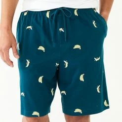 Men's Sonoma Goods For Life® Knit Pajama Shorts Blue Fishing Beach -Sonoma Goods For Life shop unnamed file 14248