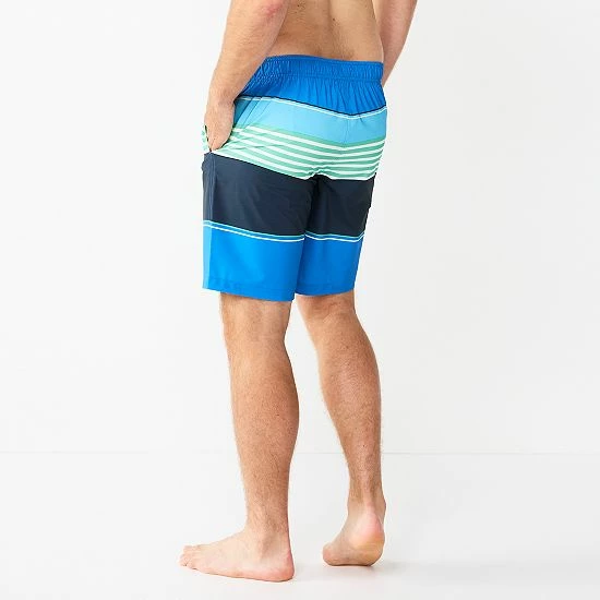Men's Sonoma Goods For Life® E-Board Swim Trunks Sunset Palm 4 Men's Sonoma Goods For Life® E-Board Swim Trunks Sunset Palm - Image 2