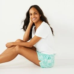 Women's Sonoma Goods For Life® Pajama Shorts Aqua Sky -Sonoma Goods For Life shop unnamed file 14301