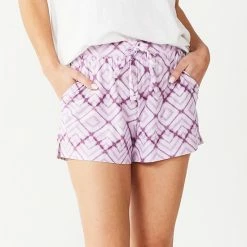 Women's Sonoma Goods For Life® Pajama Shorts Aqua Sky -Sonoma Goods For Life shop unnamed file 14306