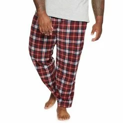 Big & Tall Sonoma Goods For Life® Microfleece Sleep Pants Blue Heather Navy Grid -Sonoma Goods For Life shop unnamed file 14313