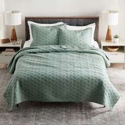 Sonoma Goods For Life® Heritage Cotton Geo Quilt Or Sham Cement Gray -Sonoma Goods For Life shop unnamed file 1435