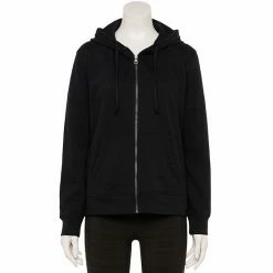 Women's Sonoma Goods For Life® Favorite Zip Front Hoodie Black 16 Women's Sonoma Goods For Life® Favorite Zip Front Hoodie Black -Sonoma Goods For Life shop unnamed file 1439