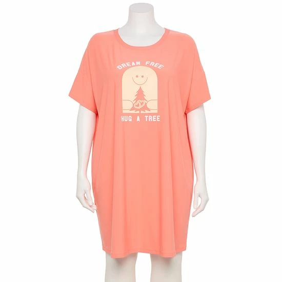 Plus Size Sonoma Goods For Life® Graphic Short Sleeve Sleepshirt Navy Kindness Matters 3 Plus Size Sonoma Goods For Life® Graphic Short Sleeve Sleepshirt Navy Kindness Matters