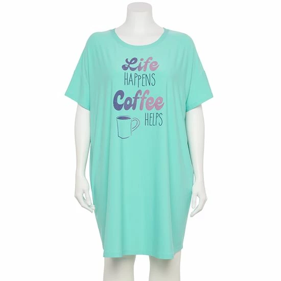 Plus Size Sonoma Goods For Life® Graphic Short Sleeve Sleepshirt Navy Kindness Matters 5 Plus Size Sonoma Goods For Life® Graphic Short Sleeve Sleepshirt Navy Kindness Matters - Image 3