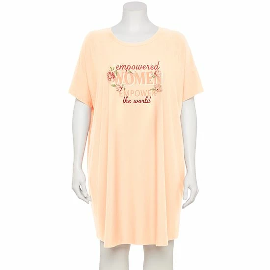 Plus Size Sonoma Goods For Life® Graphic Short Sleeve Sleepshirt Navy Kindness Matters 8 Plus Size Sonoma Goods For Life® Graphic Short Sleeve Sleepshirt Navy Kindness Matters - Image 6