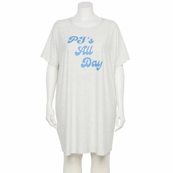 Plus Size Sonoma Goods For Life® Graphic Short Sleeve Sleepshirt Navy Kindness Matters 11 Plus Size Sonoma Goods For Life® Graphic Short Sleeve Sleepshirt Navy Kindness Matters - Image 9