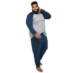 Big & Tall Sonoma Goods For Life® Supersoft Raglan Tee & Jogger Pants Sleep Set River Green -Sonoma Goods For Life shop unnamed file 14484