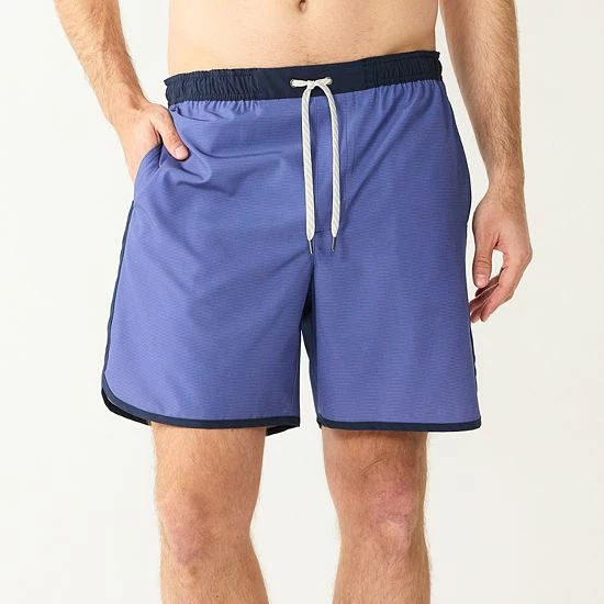Men's Sonoma Goods For Life® Scallop Swim Trunks Florida Keys 3 Men's Sonoma Goods For Life® Scallop Swim Trunks Florida Keys