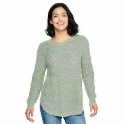 Women's Sonoma Goods For Life® Cozy Wave-Stitch Crewneck Sweater Black 26 Women's Sonoma Goods For Life® Cozy Wave-Stitch Crewneck Sweater Black -Sonoma Goods For Life shop unnamed file 14539