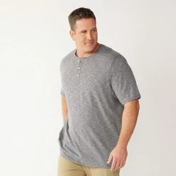 Big & Tall Sonoma Goods For Life® Classic-Fit Henley Alec Green -Sonoma Goods For Life shop unnamed file 14564