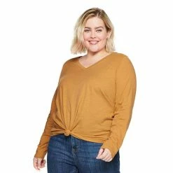 Plus Size Sonoma Goods For Life® Favorite V-Neck Long-Sleeve Tee White 26 Plus Size Sonoma Goods For Life® Favorite V-Neck Long-Sleeve Tee White -Sonoma Goods For Life shop unnamed file 14589