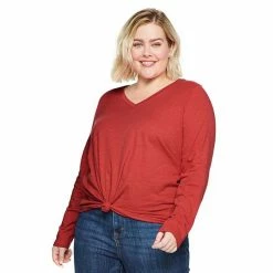 Plus Size Sonoma Goods For Life® Favorite V-Neck Long-Sleeve Tee White 27 Plus Size Sonoma Goods For Life® Favorite V-Neck Long-Sleeve Tee White -Sonoma Goods For Life shop unnamed file 14590