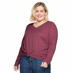 Plus Size Sonoma Goods For Life® Favorite V-Neck Long-Sleeve Tee White 31 Plus Size Sonoma Goods For Life® Favorite V-Neck Long-Sleeve Tee White -Sonoma Goods For Life shop unnamed file 14594