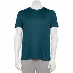 Men's Sonoma Goods For Life® Seriously Soft Crewneck Pajama Tee Charcoal Double Stripe -Sonoma Goods For Life shop unnamed file 14646