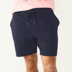 Men's Sonoma Goods For Life® 9" Flex-Wear Knit Jogger Shorts Mauve -Sonoma Goods For Life shop unnamed file 14658