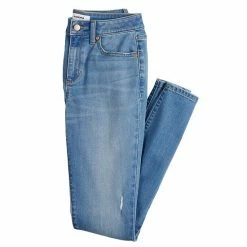 Women's Sonoma Goods For Life® Curvy High-Waisted Skinny Jeans Destructed Blue Wash -Sonoma Goods For Life shop unnamed file 14712